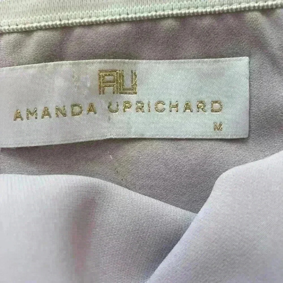 Amanda Uprichard One Shoulder Dress in Cream - Picture 6 of 8